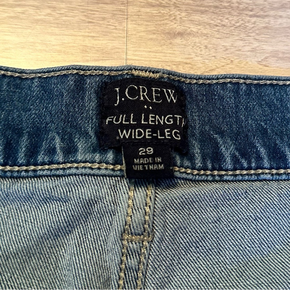 J. Crew Blue Flare & Wide Leg Women's Jeans - Picture 5 of 6